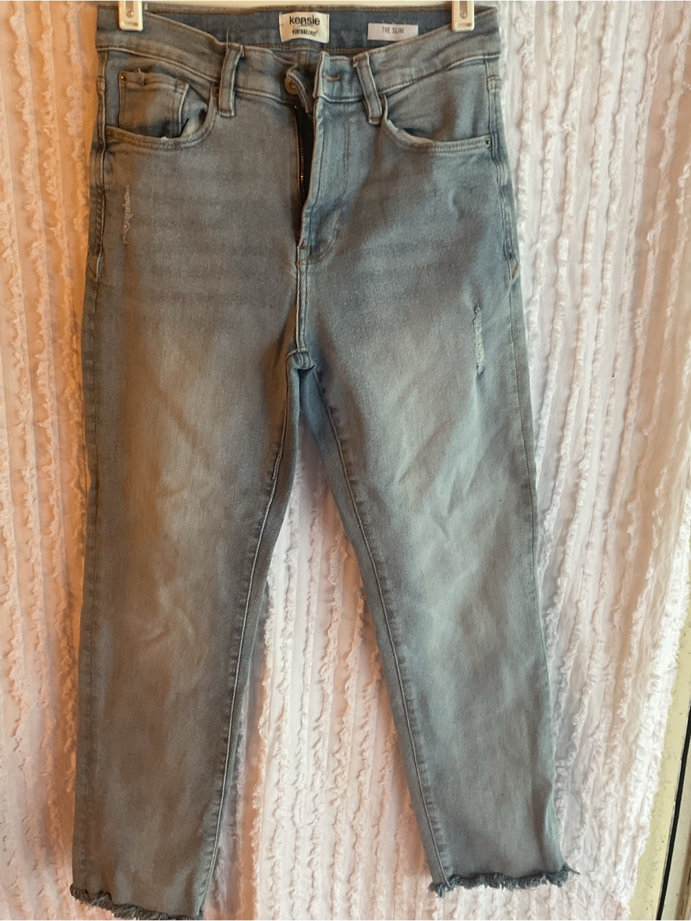 kensie vintage luxe womens Slim Jeans 4/27 mid rise